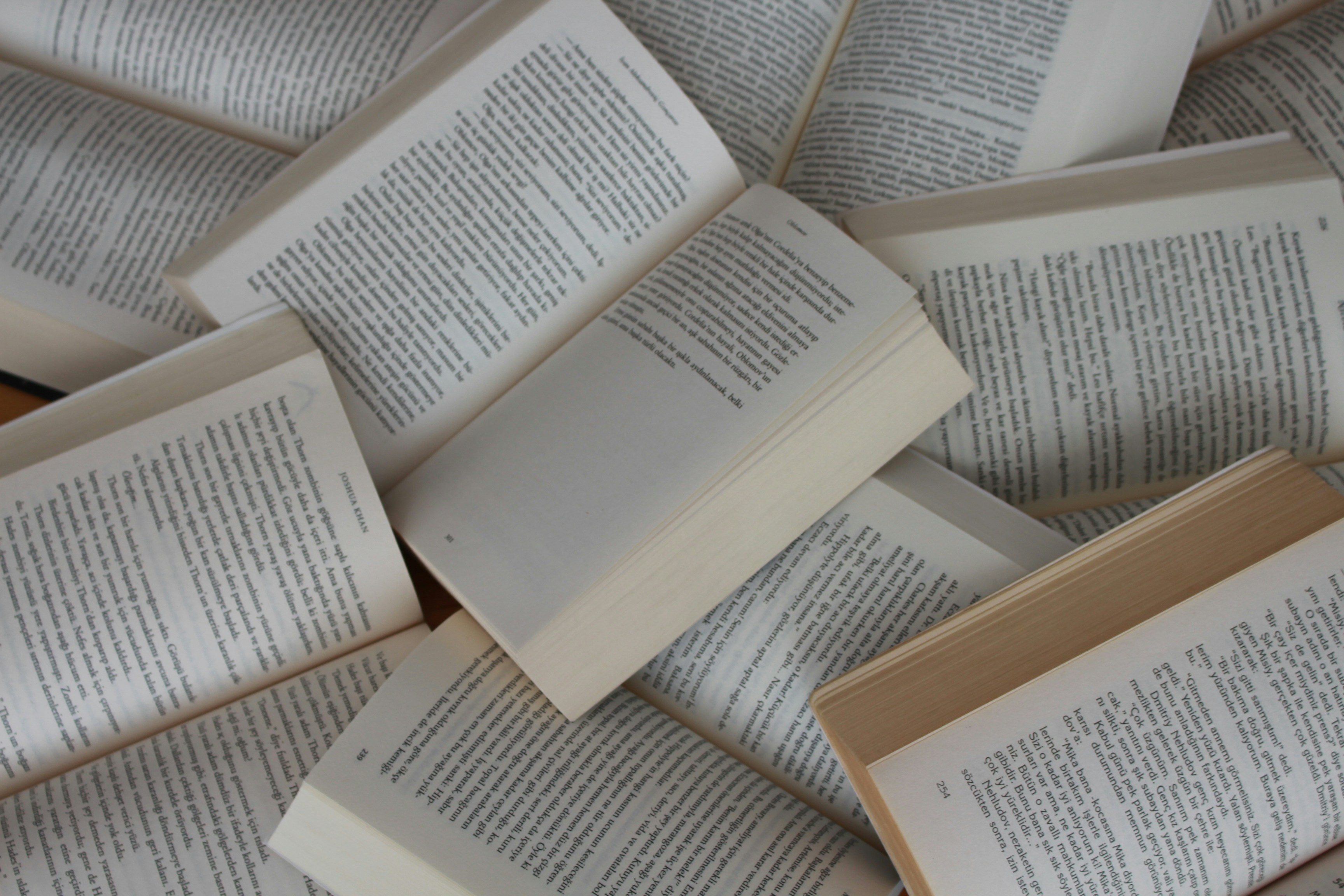 a pile of books